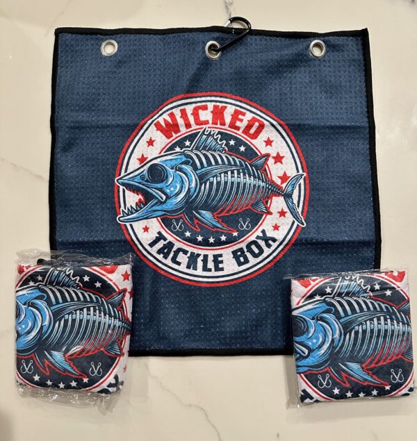 WTB Fish Towel $4 with a portion of the proceed goes to Wounded Warriors