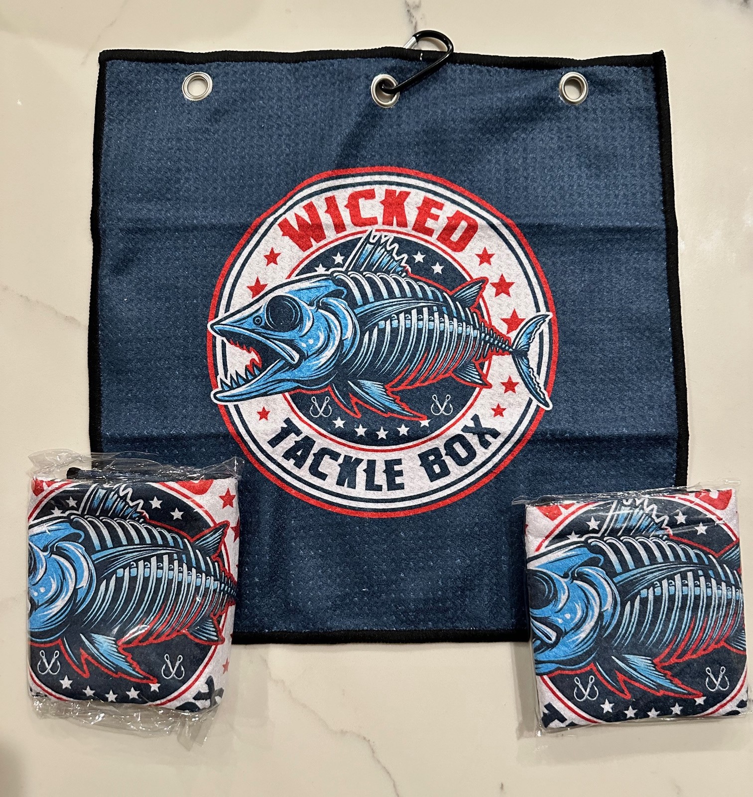 WTB Fish Towel $4 with a portion of the proceed goes to Wounded Warriors - Image 1